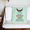 Perna Decorativa, Model Abstract Creativ 10, 40x40 cm, Verde Menta, Husa Detasabila, Burduf 25 bsc0337 PhotoRoom 2