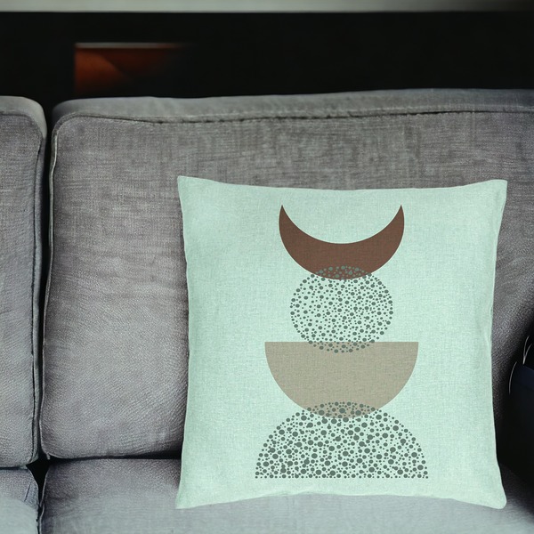 Perna Decorativa, Model Abstract Creativ 10, 40x40 cm, Verde Menta, Husa Detasabila, Burduf 20 bsc0337 PhotoRoom 4