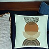 Perna Decorativa, Model Abstract Creativ 11, 40x40 cm, Verde Menta, Husa Detasabila, Burduf 23 bsc0338 PhotoRoom