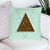 Perna Decorativa, Model Abstracta Forme Geometrice, 40x40 cm, Verde Menta, Husa Detasabila, Burduf 24 bsc0342 PhotoRoom 1