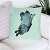 Perna Decorativa, Model Fluture 2, Blue and Black 40x40 cm, Verde Menta, Husa Detasabila, Burduf 24 bsc0344 PhotoRoom 1
