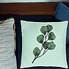 Perna Decorativa, Model Frunze, 40x40 cm, Verde Menta, Husa Detasabila, Burduf 23 bsc0348 PhotoRoom