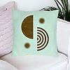 Perna Decorativa, Model Abstracta 8, 40x40 cm, Verde Menta, Husa Detasabila, Burduf 24 bsc0349 PhotoRoom 1