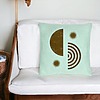 Perna Decorativa, Model Abstracta 8, 40x40 cm, Verde Menta, Husa Detasabila, Burduf 25 bsc0349 PhotoRoom 2