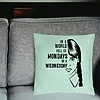 Perna Decorativa, Model Wednesday Addams si Text, 40x40 cm, Verde Menta, Husa Detasabila, Burduf 27 bsc0354 PhotoRoom 4
