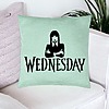 Perna Decorativa, Model Wednesday Addams 4, 40x40 cm, Verde Menta, Husa Detasabila, Burduf 24 bsc0356 PhotoRoom 1