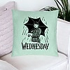 Perna Decorativa, Model Wednesday Addams 5, 40x40 cm, Verde Menta, Husa Detasabila, Burduf 24 bsc0357 PhotoRoom 1