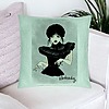 Perna Decorativa, Model Wednesday Addams Dancing Hands 3, 40x40 cm, Verde Menta, Husa Detasabila, Burduf 24 bsc0359 PhotoRoom 1