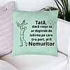 Perna Decorativa, Model pentru Tata 10, 40x40 cm, Verde Menta, Husa Detasabila, Burduf 24 bsc0373 PhotoRoom 1
