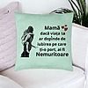 Perna Decorativa, Model pentru Mama 2, 40x40 cm, Verde Menta, Husa Detasabila, Burduf 24 bsc0376 PhotoRoom 1