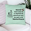 Perna Decorativa, Model pentru Mama 3, 40x40 cm, Verde Menta, Husa Detasabila, Burduf 24 bsc0377 PhotoRoom 1
