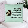 Perna Decorativa, Model pentru Mama 8, 40x40 cm, Verde Menta, Husa Detasabila, Burduf 24 bsc0382 PhotoRoom 1