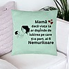 Perna Decorativa, Model pentru Mama 9, 40x40 cm, Verde Menta, Husa Detasabila, Burduf 24 bsc0383 PhotoRoom 1
