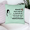 Perna Decorativa, Model pentru Mama 12, 40x40 cm, Verde Menta, Husa Detasabila, Burduf 24 bsc0386 PhotoRoom 1