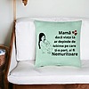 Perna Decorativa, Model pentru Mama 12, 40x40 cm, Verde Menta, Husa Detasabila, Burduf 25 bsc0386 PhotoRoom 2