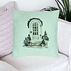 Perna Decorativa cu tematica de Craciun, 8, 40x40 cm, Verde Menta, Husa Detasabila, Burduf 24 bsc0402 PhotoRoom 1