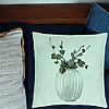 Perna Decorativa cu tematica de Craciun, 11, 40x40 cm, Verde Menta, Husa Detasabila, Burduf 23 bsc0405 PhotoRoom 5