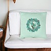 Perna Decorativa Coronita de Craciun, 40x40 cm, Verde Menta, Husa Detasabila, Burduf 25 bsc0417 PhotoRoom 2