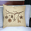 Perna Decorativa cu tematica de Craciun, 16, 40x40 cm, Husa Detasabila, Burduf 36 bsc0423 PhotoRoom