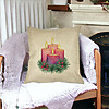 Perna Decorativa cu tematica de Craciun, Lumanari 5, 40x40 cm, Husa Detasabila, Burduf 32 bsc0427 PhotoRoom 1