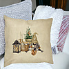 Perna Decorativa cu tematica de Craciun,19, 40x40 cm, Husa Detasabila, Burduf 34 bsc0440 PhotoRoom