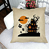Perna Decorativa cu motiv de Halloween 4, 40x40 cm, Husa Detasabila, Burduf 36 bsc0526 PhotoRoom 2