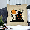 Perna Decorativa cu motiv de Halloween 4, 40x40 cm, Husa Detasabila, Burduf 37 bsc0526 PhotoRoom 3