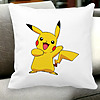 Perna Decorativa Patrata copii Pikachu, 40x40 cm, Alba, Mata, Husa Detasabila, Burduf 39 bss0106 5