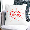 Perna Decorativa Patrata Love You, 40x40 cm, Alba, Mata, Husa Detasabila, Burduf 27 bss0175 PhotoRoom 2