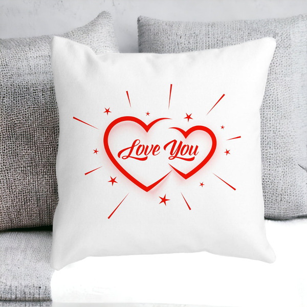 Perna Decorativa Patrata Love You, 40x40 cm, Alba, Mata, Husa Detasabila, Burduf 21 bss0175 PhotoRoom 3
