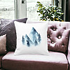 Perna Decorativa Peisaj de Iarna, 40x40 cm, Alba, Mata, Husa Detasabila, Burduf 22 bss0446 PhotoRoom