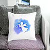 Perna Decorativa cu tematica de Craciun, Inger, 40x40 cm, Alba, Mata, Husa Detasabila, Burduf 19 bss0448 PhotoRoom 2
