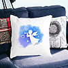 Perna Decorativa cu tematica de Craciun, Inger, 40x40 cm, Alba, Mata, Husa Detasabila, Burduf 20 bss0448 PhotoRoom 3