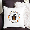 Perna Decorativa cu motiv de Halloween 7, 40x40 cm, Alba, Mata, Husa Detasabila, Burduf 24 bss0533 PhotoRoom 4