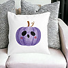 Perna Decorativa cu motiv de Halloween 10, 40x40 cm, Alba, Mata, Husa Detasabila, Burduf 24 bss0546 PhotoRoom
