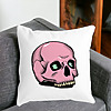 Perna Decorativa cu motiv Craniu de Halloween, 2, 40x40 cm, Alba, Mata, Husa Detasabila, Burduf 23 bss0550 1 PhotoRoom 4