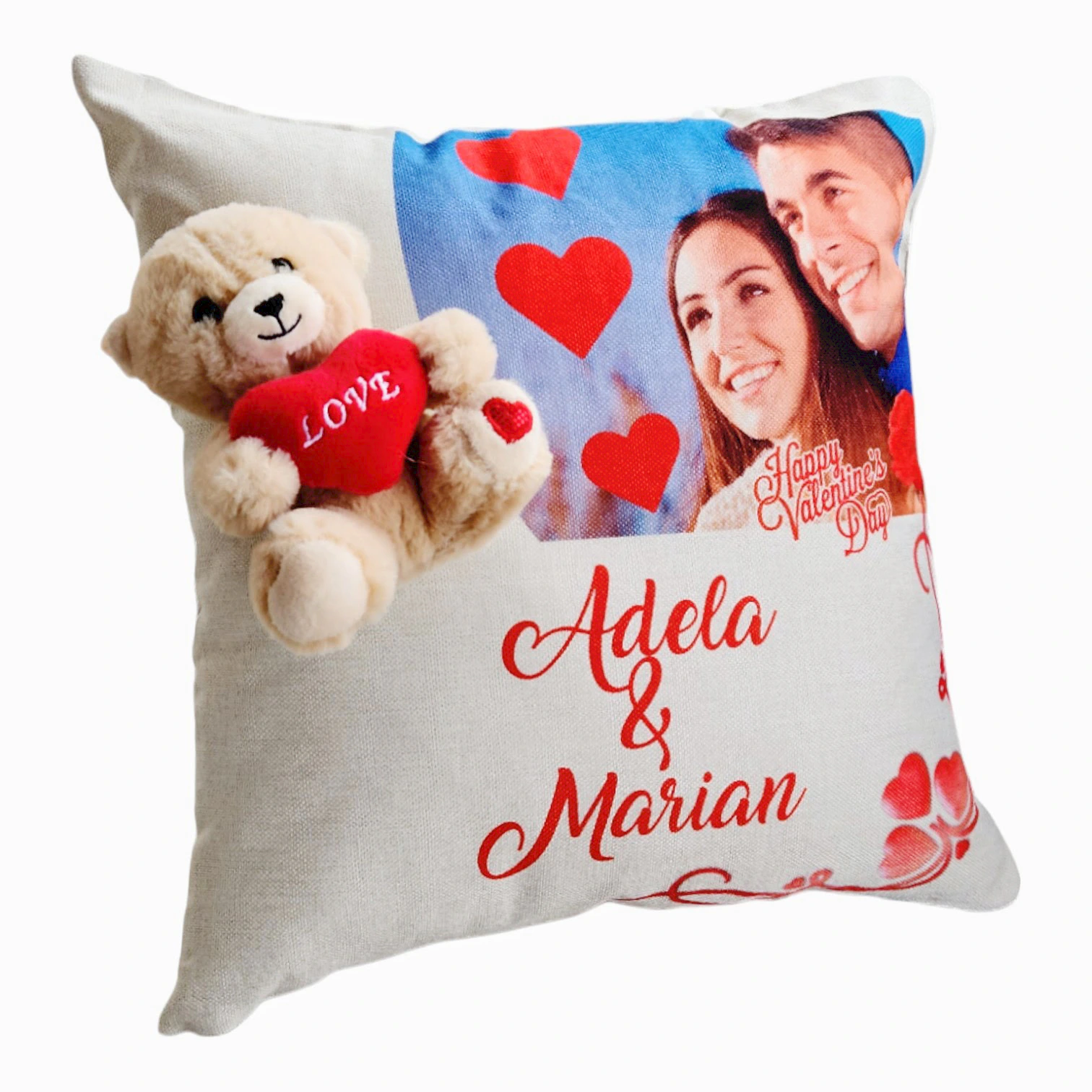 Pernă Personalizată Ziua Îndrăgostiților cu Nume și Fotografie + Ursuleț 10 horizontal 1 12 PhotoRoom PhotoRoom