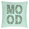 Perna Decorativa, Model Mood, 40×40 cm, Verde Menta, Husa Detasabila, Burduf 19 bsc0070 3