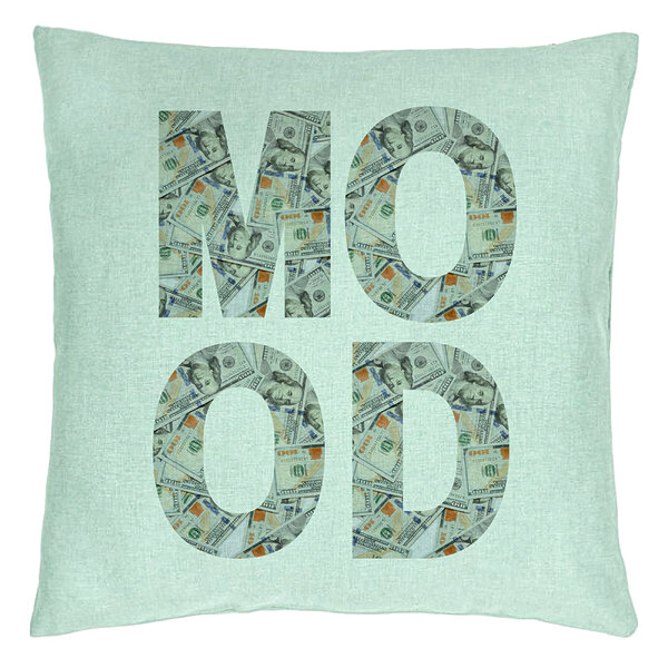Perna Decorativa, Model Mood, 40×40 cm, Verde Menta, Husa Detasabila, Burduf 13 bsc0070 3