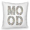 Perna Decorativa Fluffy, Model Mood, 40×40 cm, Alba, Husa Detasabila, Burduf 8 bspff0070