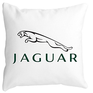 Perna Decorativa, Jaguar, 40×40 cm, Alba, Mata, Husa Detasabila, Burduf