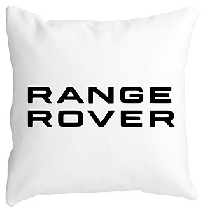 Perna Decorativa, Range Rover, 40×40 cm, Alba, Mata, Husa Detasabila, Burduf