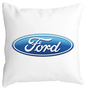 Perna Decorativa, Ford, 40×40 cm, Alba, Mata, Husa Detasabila, Burduf