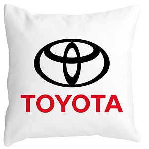 Perna Decorativa, Toyota, 40×40 cm, Alba, Mata, Husa Detasabila, Burduf