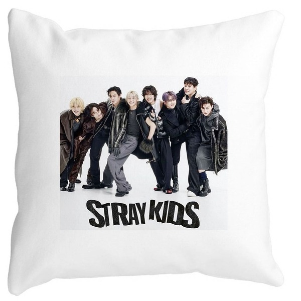 Perna Decorativa, Stray Kids 6, 40×40 cm, Alba, Mata, Husa Detasabila, Burduf 3 bscalbmat0755 rotated e1740686617460