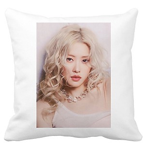 Perna Decorativa BlackPink Rose 3, 40×40 cm, Alba, Mata, Husa Detasabila, Burduf