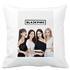 Perna Decorativa BlackPink, Model 6, 40x40 cm, Alba, Mata, Husa Detasabila, Burduf 4 bscalbmat0791