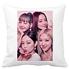 Perna Decorativa BlackPink, Model 10, 40x40 cm, Alba, Mata, Husa Detasabila, Burduf 4 bscalbmat0795