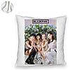 Perna Decorativa Fluffy BlackPink, Model 11, 45×45 cm, Cu fermoar 8 1 0004 bspff0796