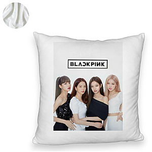 Alternative view of Perna Decorativa Fluffy BlackPink, Model 6, 45×45 cm, Cu fermoar